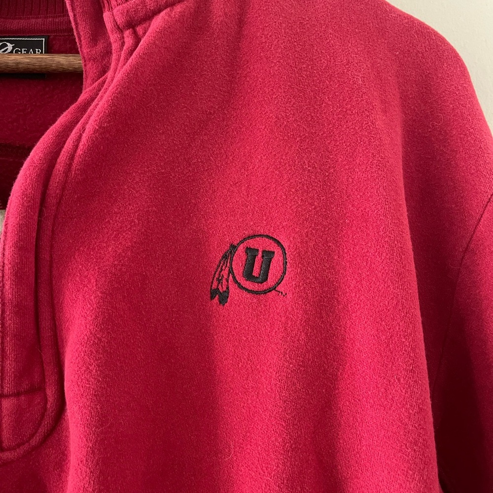 Utah Utes quarter zip crewneck sweatshirt